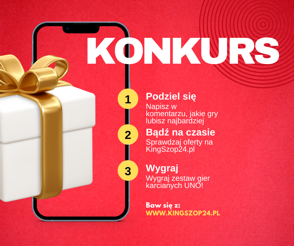 KONKURS! Wygraj zestaw gier karcianych UNO!